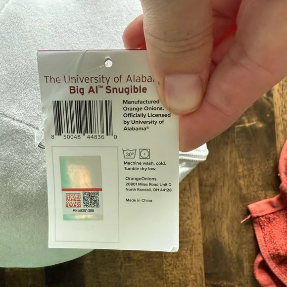 UNIVERSITY OF ALABAMA BIG AL SNUGIBLE - Picture 4 of 4